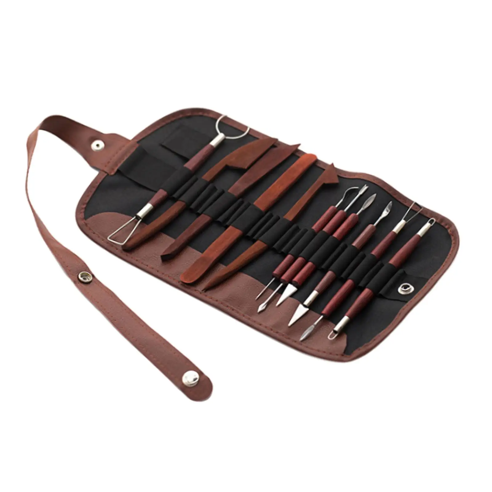 

Набор скульптур из полимерной глины 12 шт., Шейперы с сумкой для переноски, инструменты «сделай сам» из полимерной глины для скульптуры, рисования, моделирования с керамическим соскабливанием