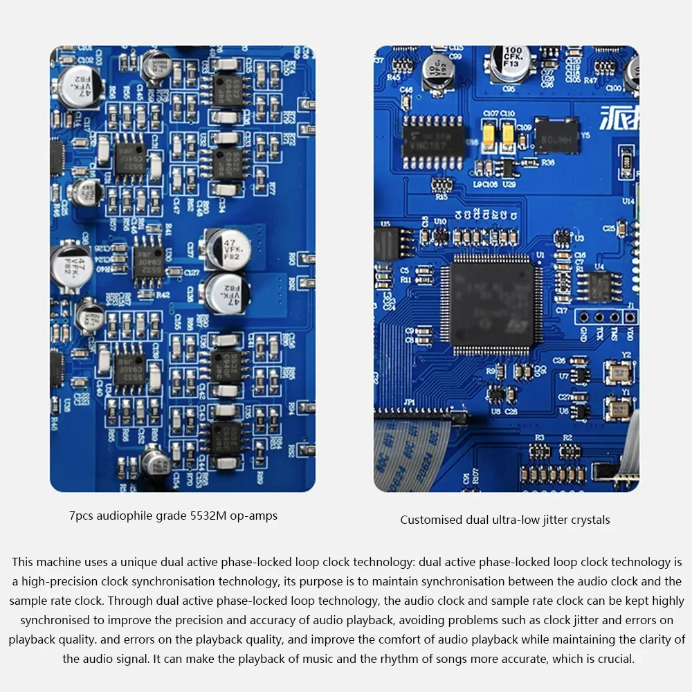 Цифровой музыкальный плеер Dual ES9038Q2M QCC3040 Bluetooth 5 0 DSD512 PCM768K 32 бит ЦАП без потерь Hi-Fi