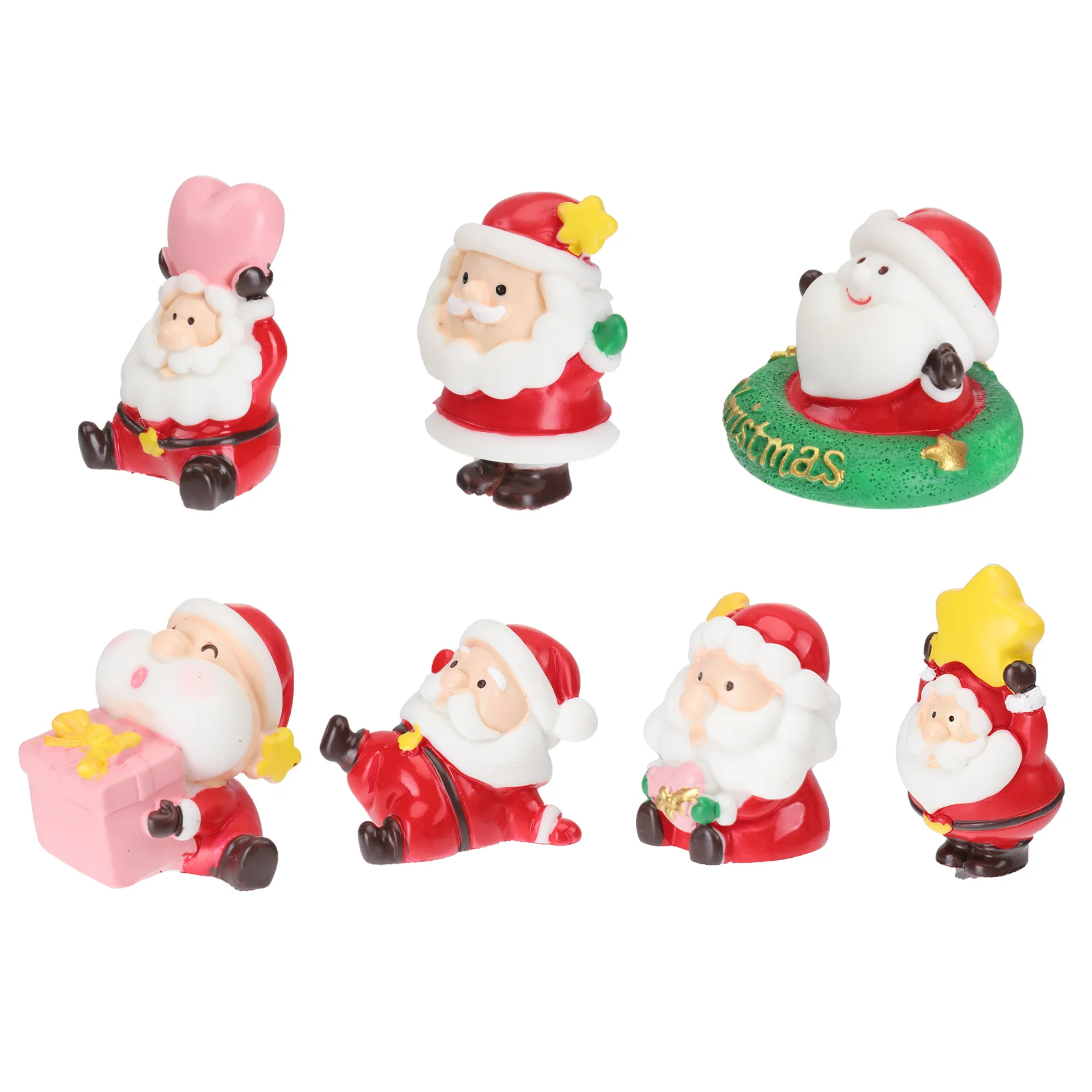 

Christmas Micro Landscape Decoration Clauswinter Aquarium Model Figuresanta Miniature Reindeer Tree Snowman Ornamentsfigurines