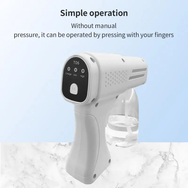 

Convenient Atomizing Sterilizer Durable Effective Sterilization Disinfectant Sprayer High Quality 1pc Sprayer Usb Charging