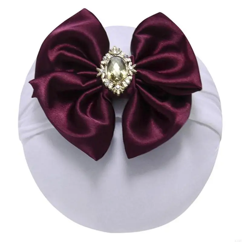 K1Me Big Bownot Hairsbands для новорожденных девочек Крещение Главные повязки с головным