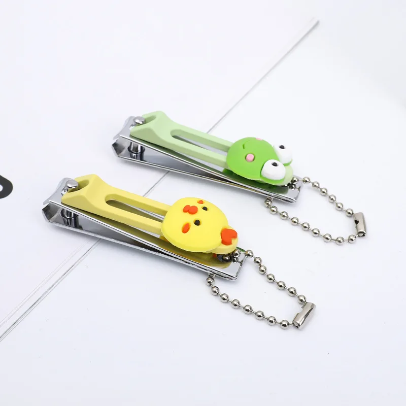 Набор кусачек для ногтей с милыми животными маникюрные наборы из нержавеющей