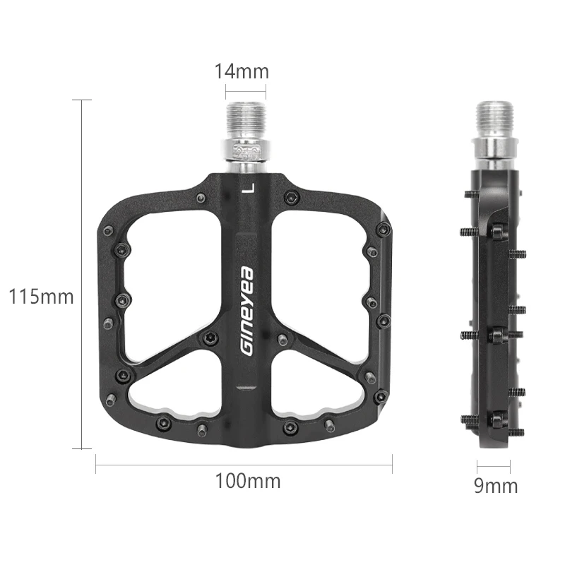 Сверхлегкие педали GINEYEA K608 для шоссейного велосипеда MTB DU с подшипником