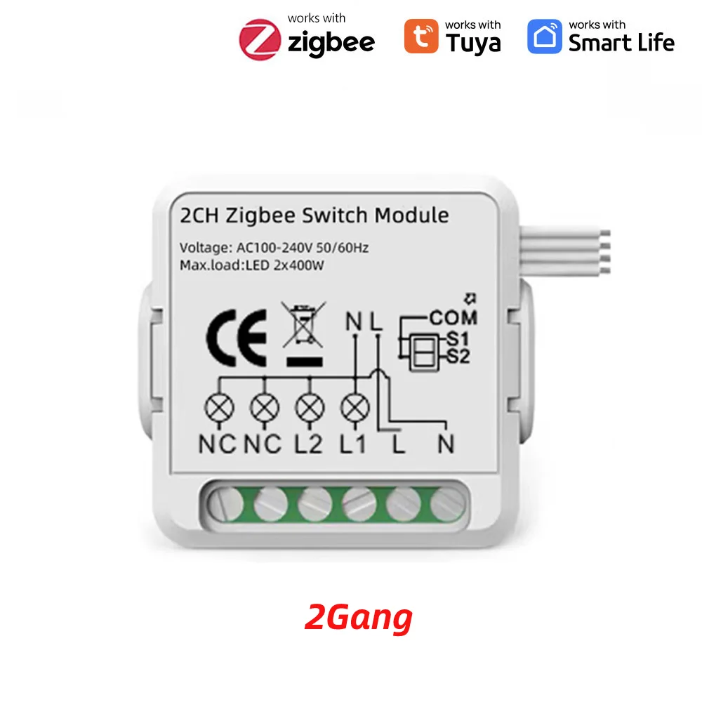 

Модуль умного переключателя Tuya Mini WiFi Zigbee