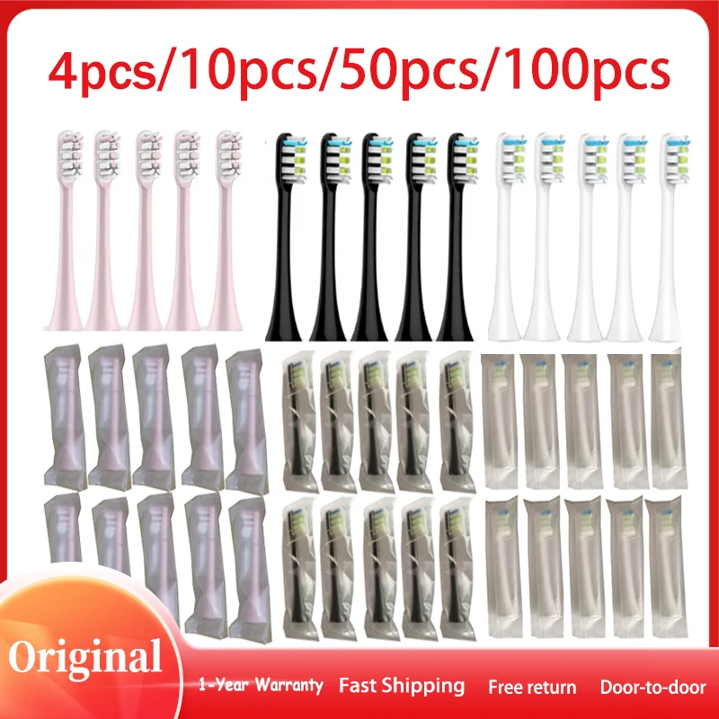 100 шт. сменная насадка для зубной щетки Xiaomi Soocas электрическая звуковая зубная