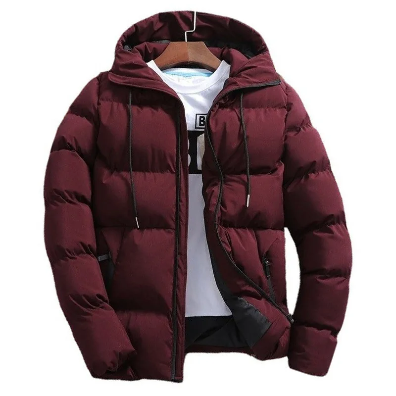 Winter 2022 Golf Men's Fashion Versatile Cotton Jacket Men's Down Jacket Solid Color High-quality Coat Temperament Casual Coat