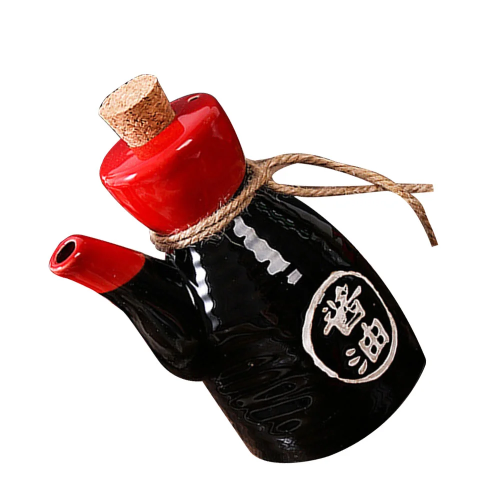 

Dispenser Bottle Oil Vinegar Sauce Soy Ceramic Olive Cruet Japanese Jar Condiment Pot Seasoning Container Shoyu Pourer Ponzu