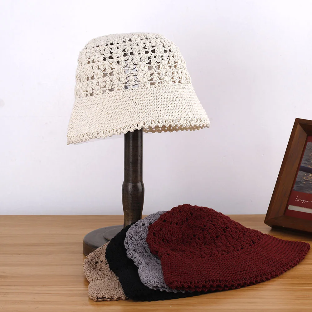 

bucket hat Panama berets caps for women flat cap hats for women luxury designer brand summer hat capjacqueus hat Crocheted hats