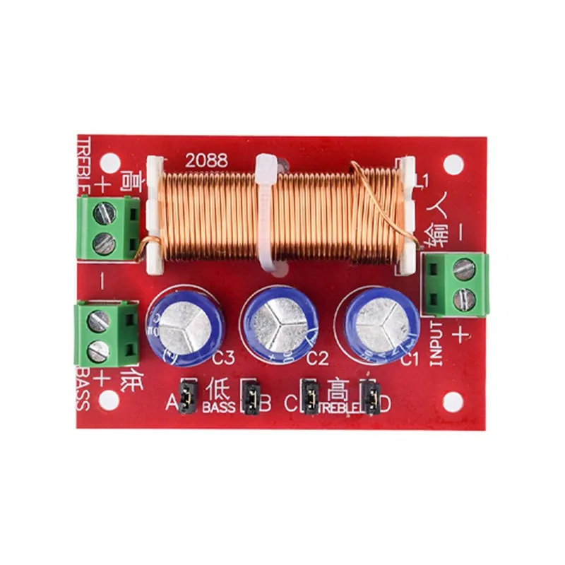 Регулируемые 2-полосные фильтры для звуковой колонки 400 Вт