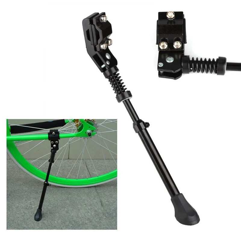 

Aluminum Alloy Foot Support Wear-Resisting Bicycle Kick Stand Adjustable Bicycle Kickstand Mountain Bike Side Rear Kick Stand