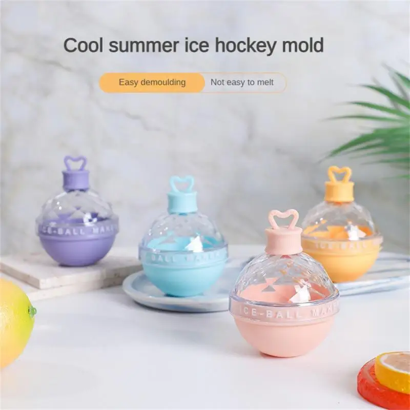 

Ice Ball Molds Food Grade Silicone Molds Candy Color Ice Spheres Ice Ball Maker Whiskey and Cocktail Mold 2023