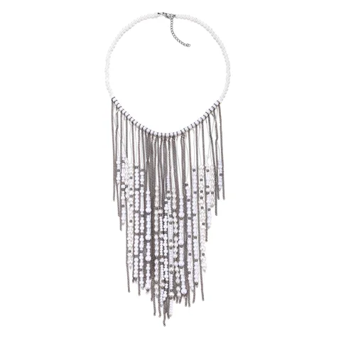 Многорядное ожерелье-водопад Zvoijio