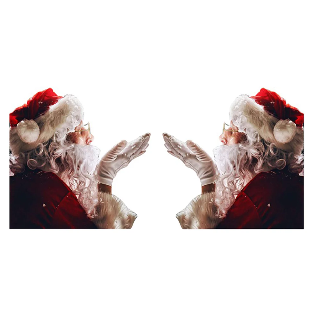 

Car Christmas Sticker Santa Rear Decal Decorative Funny Stickers Decals Wiper Decoration Auto Accessories Window Claus