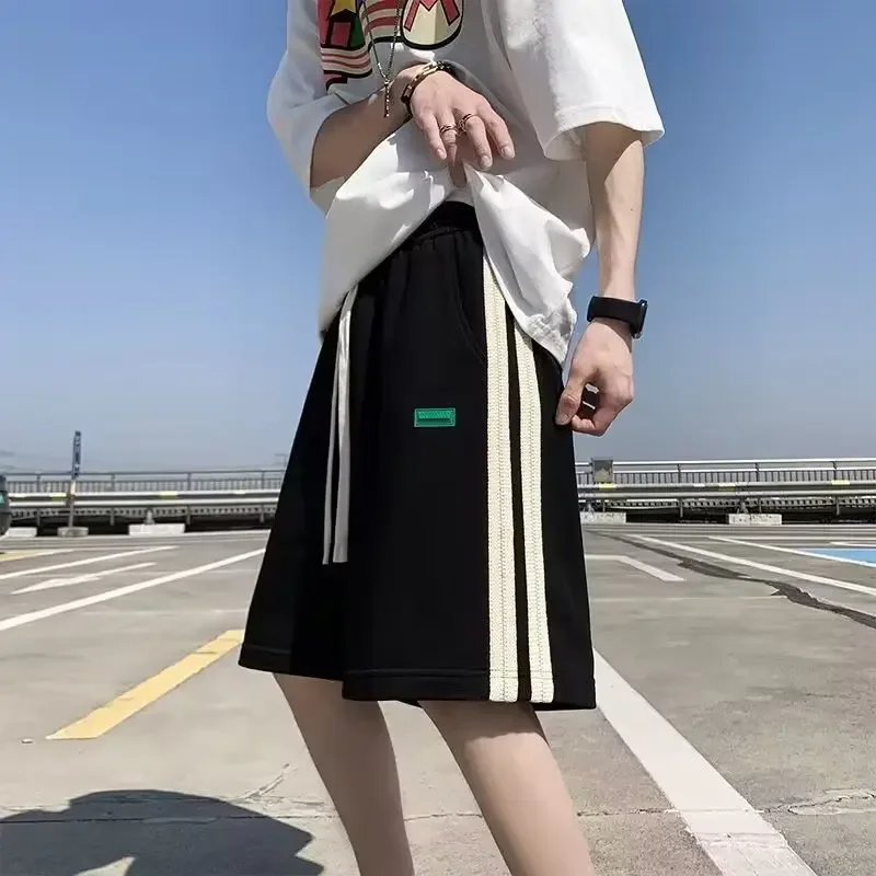 Summer New Men's Loose-fit Casual Pants Trendy Brand Shorts Five-minute Men Comfortable Breathable