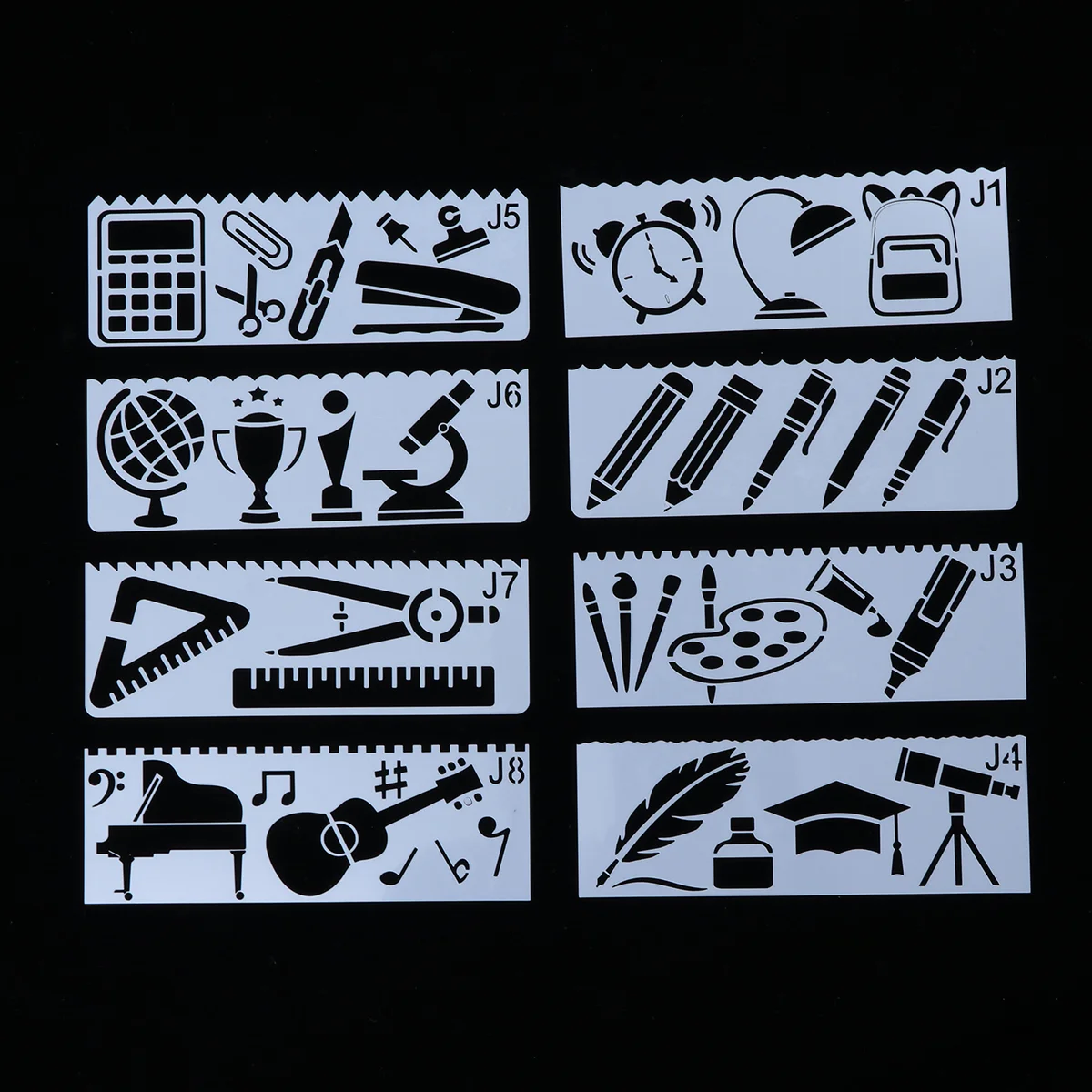 6 компл./48 полые трафареты для рисования шаблон шаблоны детей