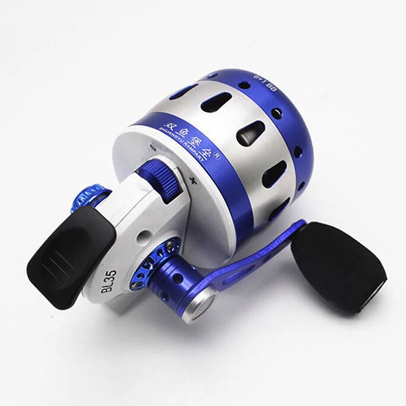 BL35  3.6:1 Baitcasting Fishing Reel Closed Fishing Reel Slingshot Bow Fishing Wheel  Aluminium Alloy Shooting Hunting