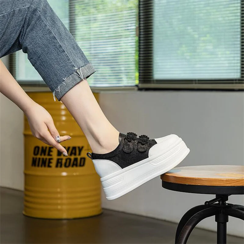 Шлепанцы женские на платформе 7 см повседневные сандалии танкетке летняя обувь