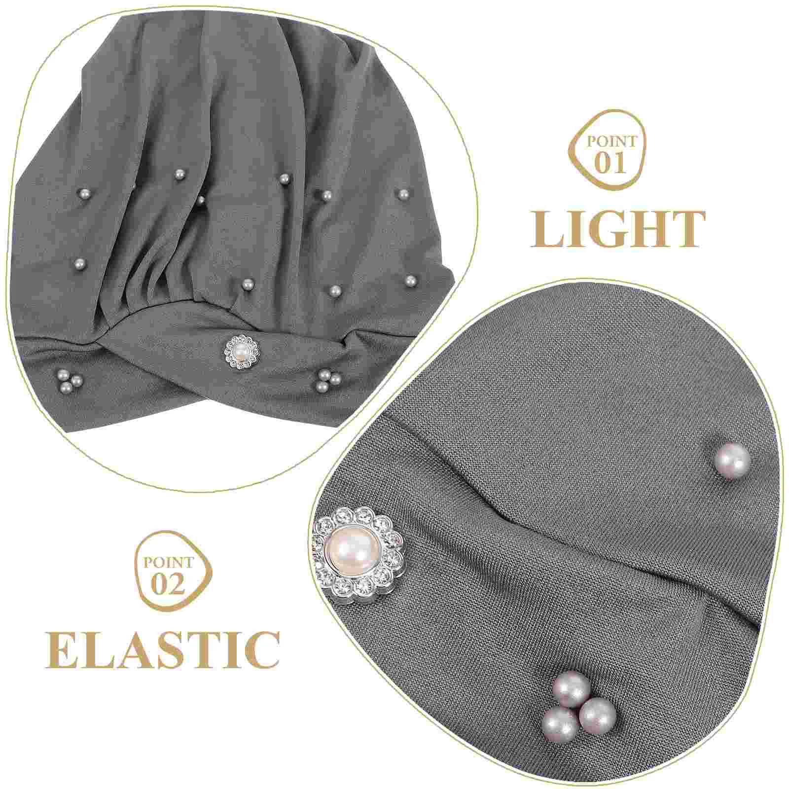 

Little Daisy Women Sleep Hat Curly Hair Sleeping Cap Cotton Bonnet Adjustable Beanie