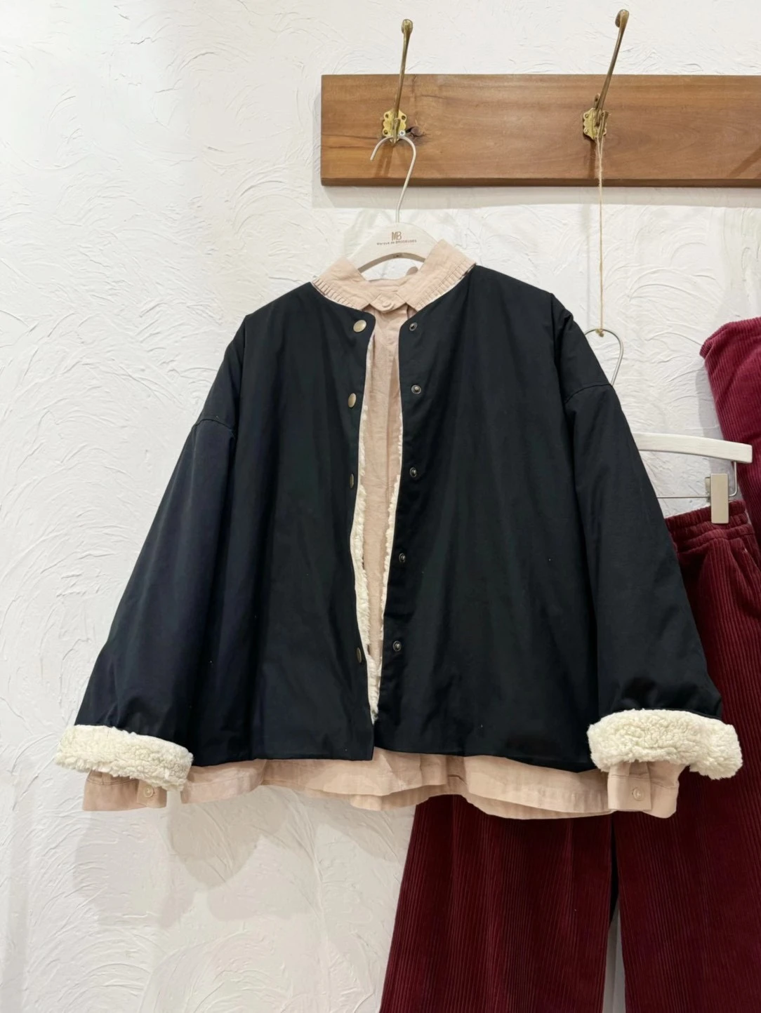 Японская мода 2024 новый бренд рекомендует берберский флис утолщенный круглый