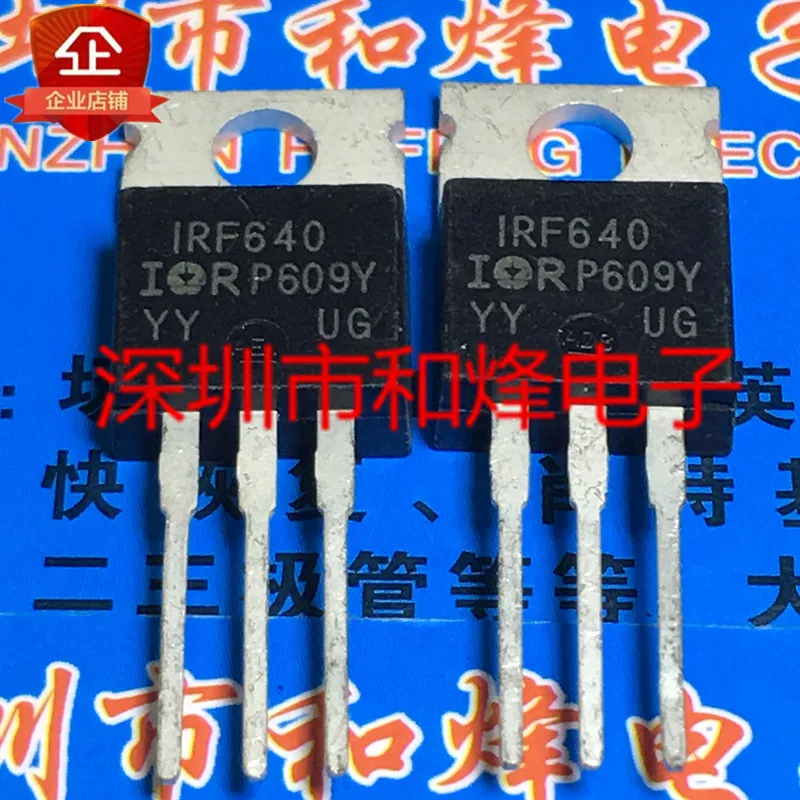 

IRF640 новые и оригинальные TO-220 200V 16A MOS трубка с полевым эффектом электронные компоненты интегральная схема IC to220