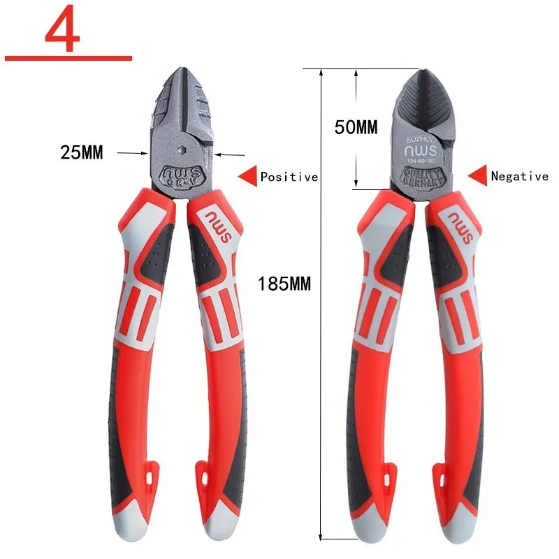 

Плоскогубцы ETGJMY 6"/7"/8", хром-ванадиевая сталь