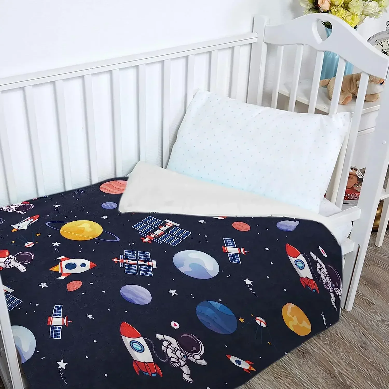 Одеяло для космического пространства мальчиков мягкое плюшевое фланелевое