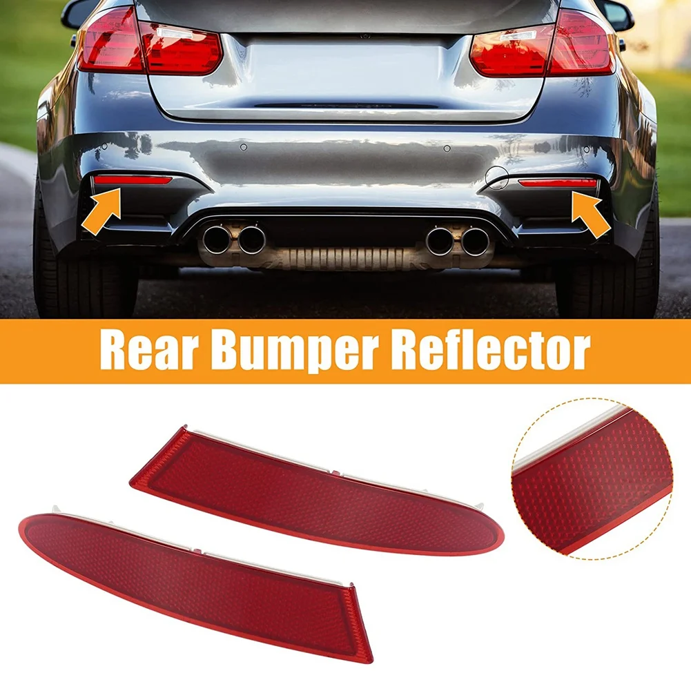 

Car Rear Bumper Reflector Strip Cover Left Right Side 63147217315 63147217316 for BMW F25 X3 2011-2017