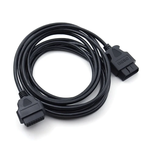 16-контактный удлинительный кабель OBD2, 5 м, ELM327 ODB2, 16-контактный удлинительный кабель ELM327 OBD II, разъем, интерфейсный адаптер, диагностический инструмент