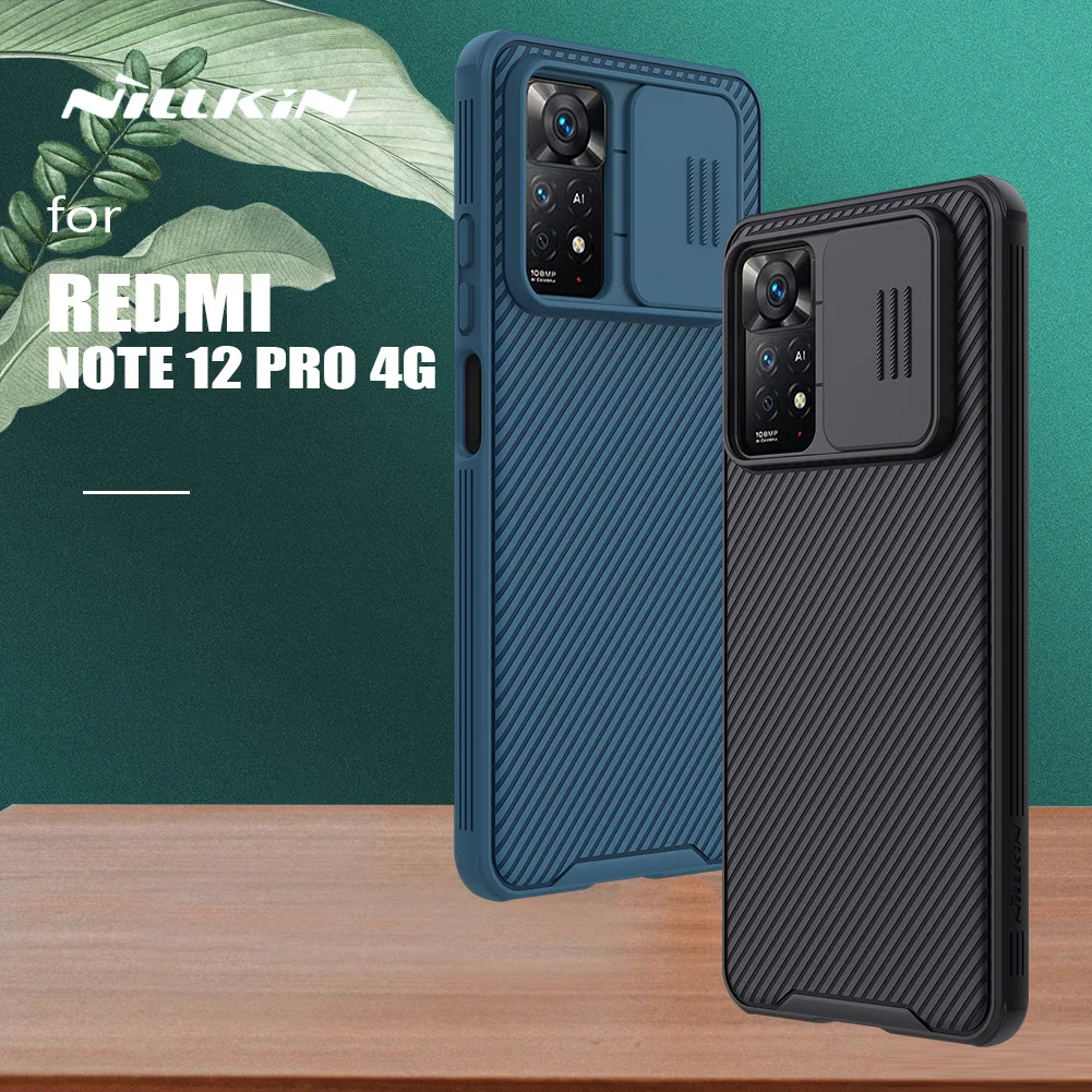 Чехол Nillkin для Xiaomi Redmi Note 12 Pro, 4G, Сверхтонкая задняя крышка для камеры Camshield, чехол для Xiaomi Redmi Note 12 Pro, 4G