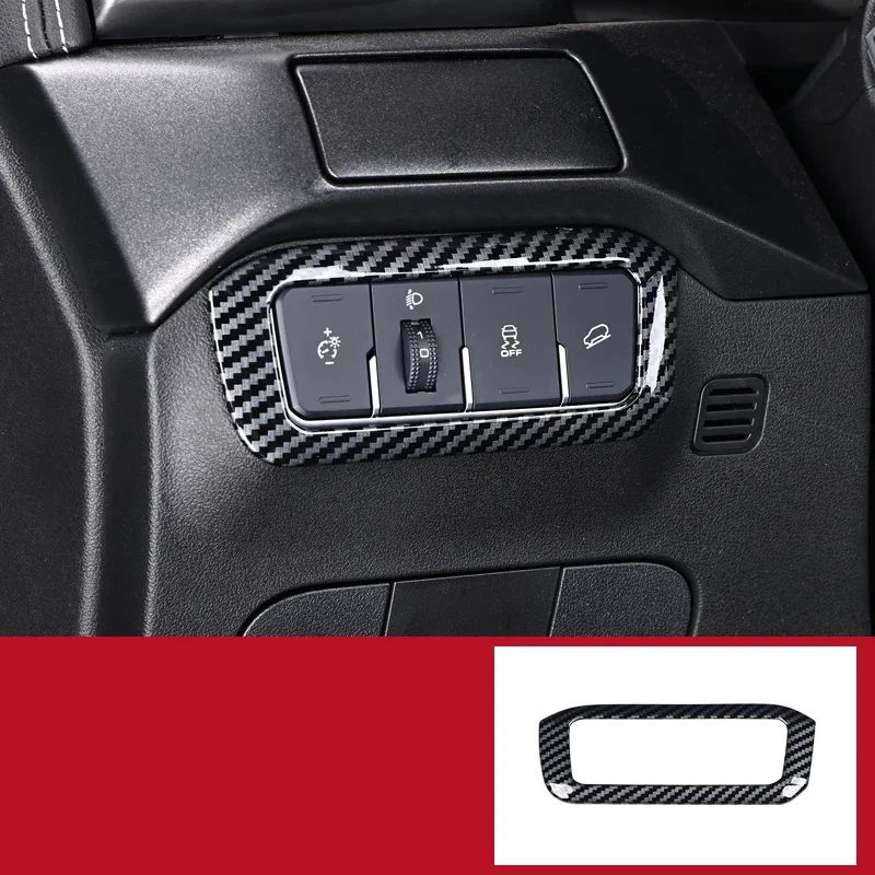 

Для Great Wall TANK 300 2021 2022 2023 Автомобильная панель переключения передач из углеродного волокна с узором, центральное управление, задние выхлопные газоны