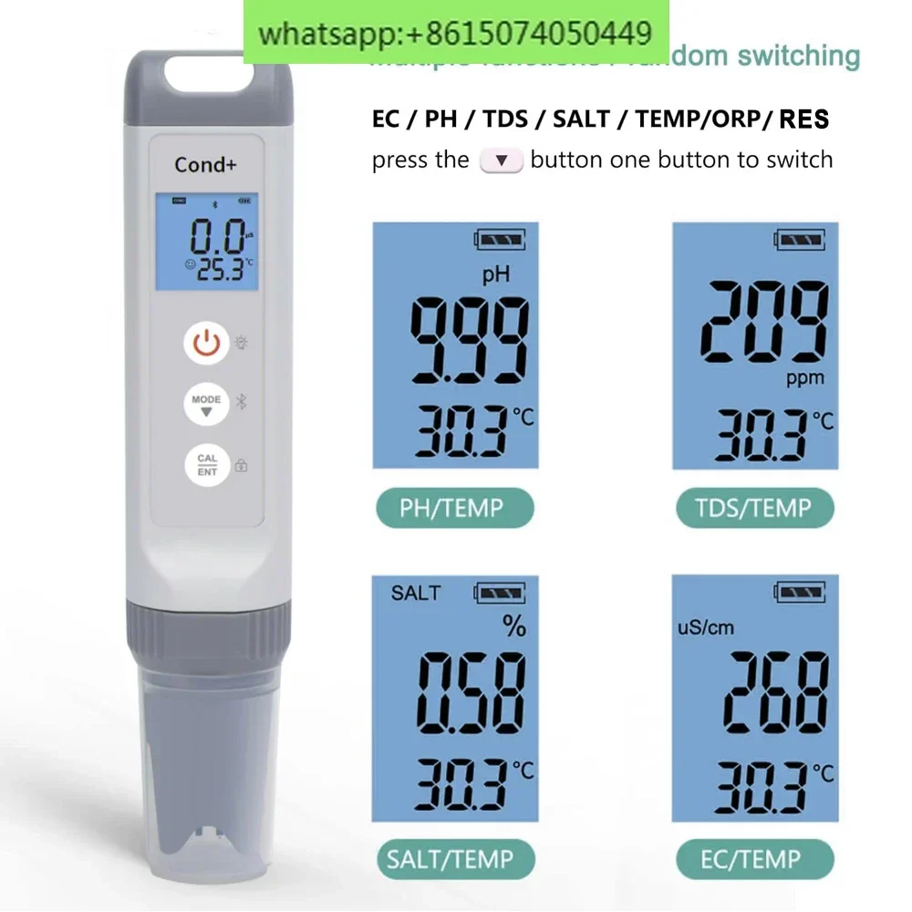 Лабораторный 7 в 1 TDS Instrument 0 01 Цифровой прибор растворенного кислорода