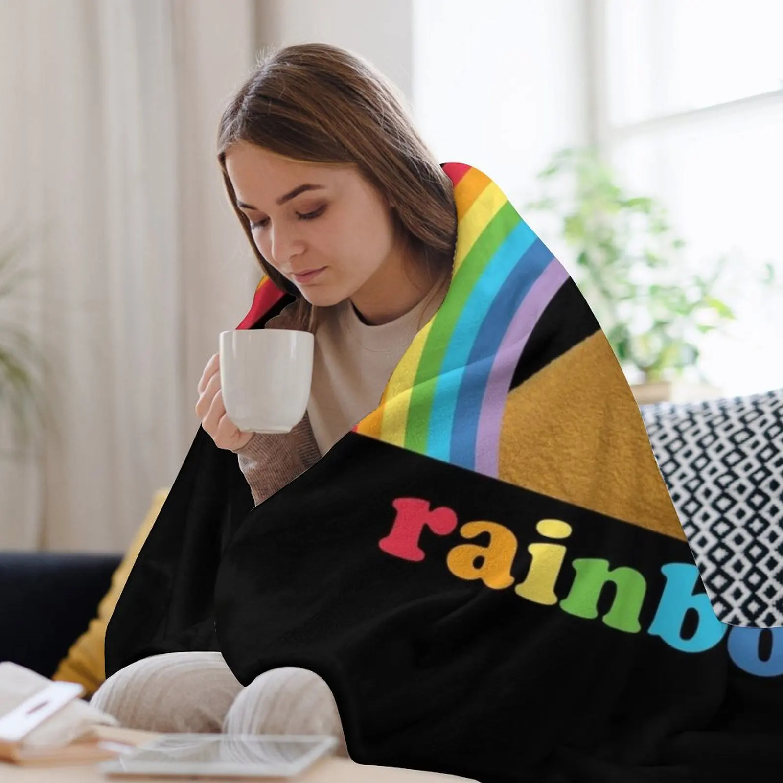 Одеяло Zippy радуга движущееся винтажное самое мягкое клетчатое одеяло для кровати