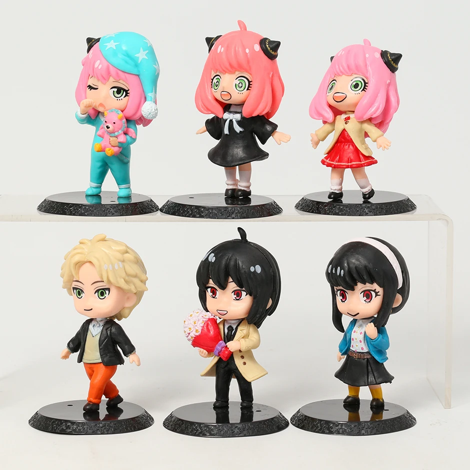 

Model Figure Spy x Family Twilight Loid Yor Anya Forger Yuri Briar Figure Desktop Toy For Display Collectible 6pcs/set