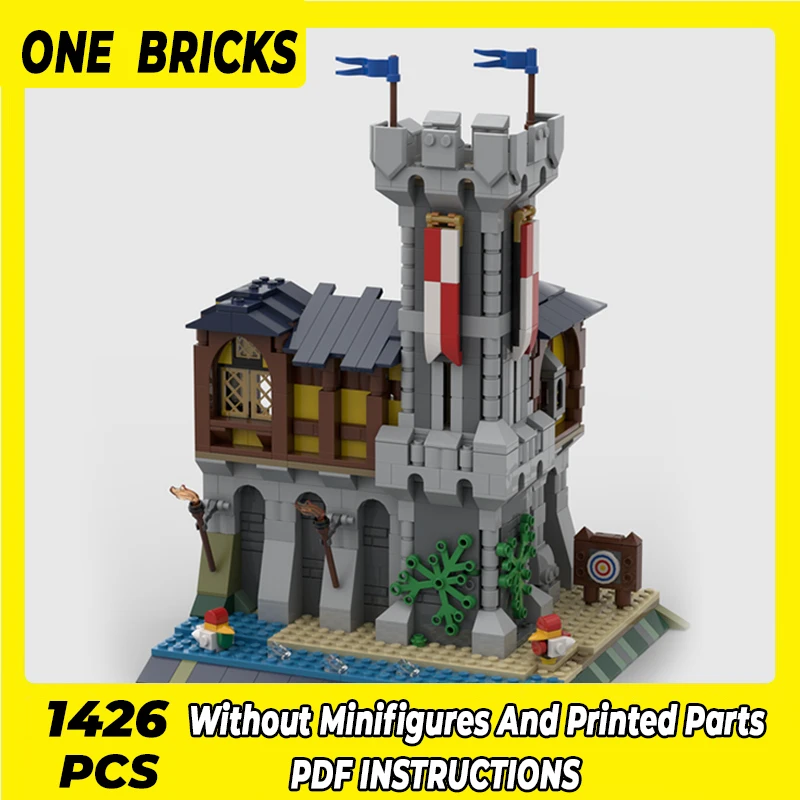 

Конструктор Moc модульный замок, модель замка, угловой технический кирпич, сборка «сделай сам», игрушки для детей, праздничные подарки