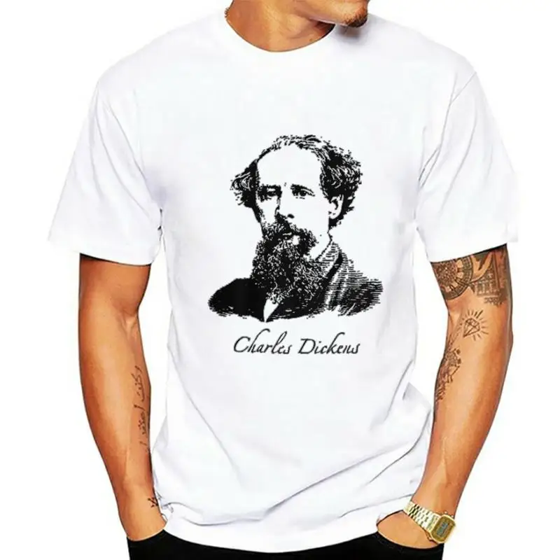 

Футболка Чарльз Диккенс, рубашка для книг, рубашки для книг, рубашка шарл Диккенс, классические рубашки для книг, подарки Liteary
