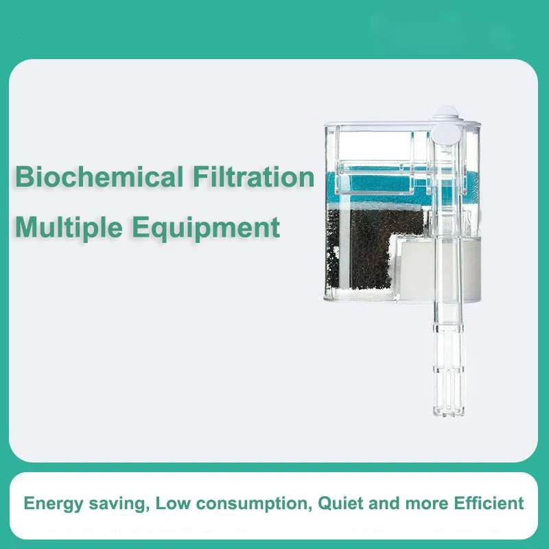 Внешний кислородный насос с погружным водопадом для небольших аквариумов