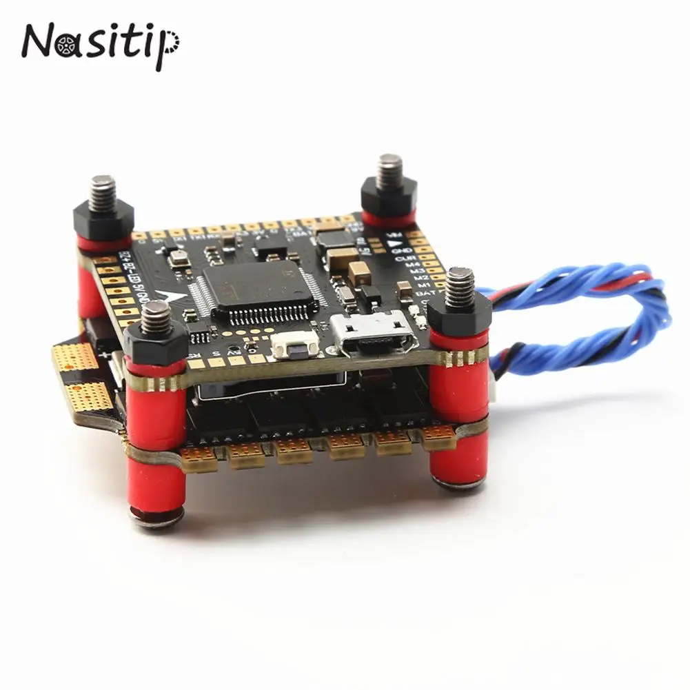 

NASITIP F4 V3s Plus Flight Control 4 In 1 45a Esc Satck F3 Upgraded Version Osd 2-6s 45a Blheli_s Esc For Rc Fpv Drone