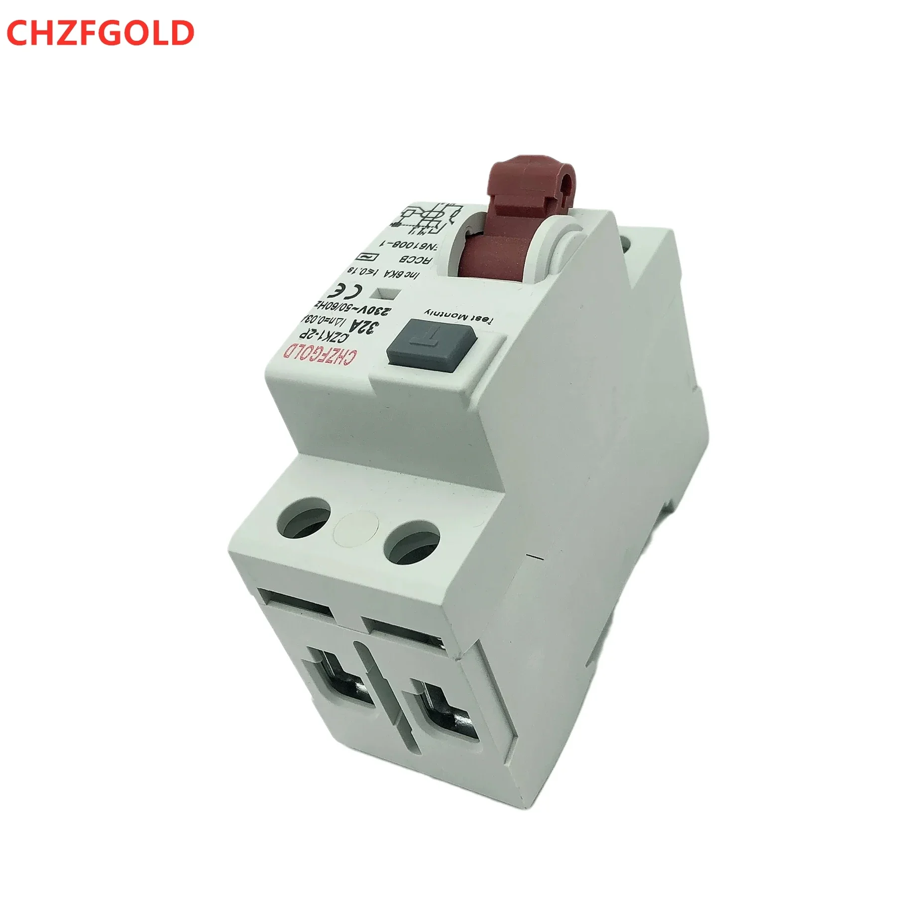 CHZFGOLD-Disyuntor для устройств Residual RCD RCCB tipo B Evse 2P 4P AC 40a 63a 120a 30ma EKL6-100B 10KA Din Rail 220V