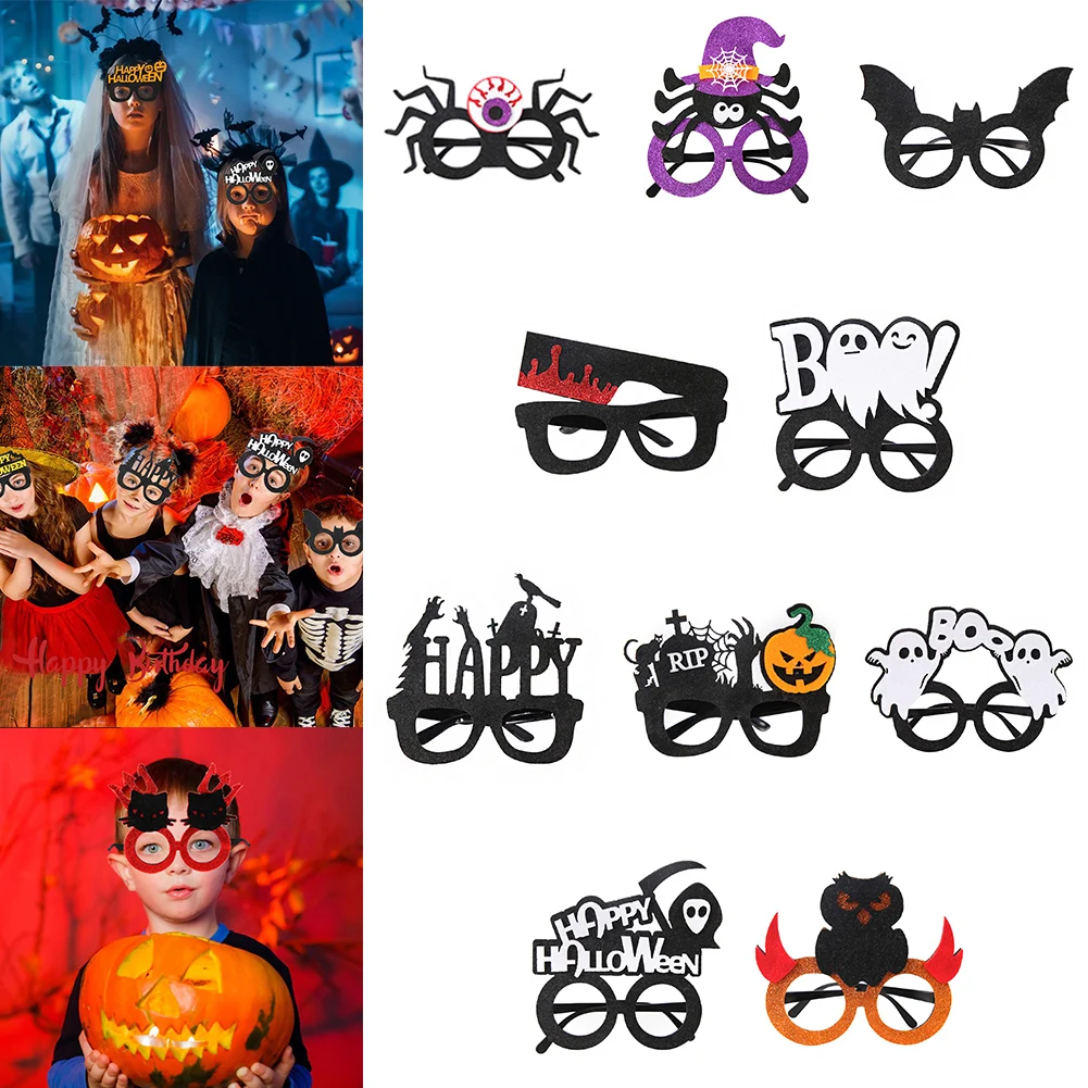 

Бумажные Очки для Хэллоуина, очки для косплея, паук, летучая мышь, новинка, очки, костюм на Хэллоуин, украшения для вечеринки, дети