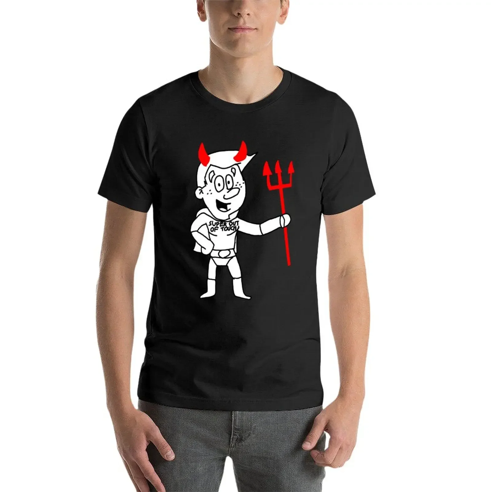 Футболка Superflex (газета) с рисунком уличная одежда мужские забавные футболки