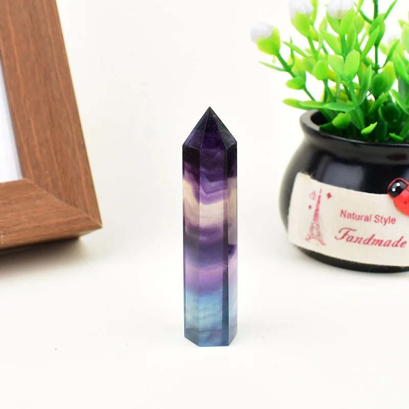 

Цветной флюорит, obelisk, RYCRYSTAL