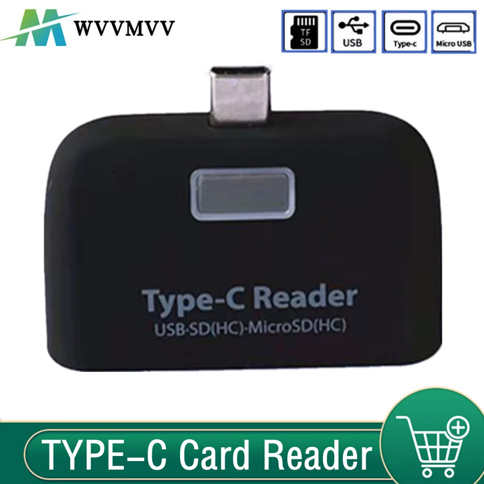 

USB 3,1 кардридер WVVMVV для SD/Micro SD/TF карт