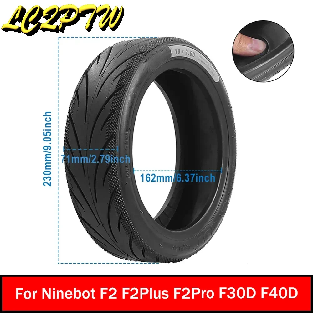 10x2 5 передняя и задняя шина для электрического скутера бескамерная желейная Segway