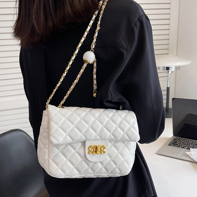 

Модные женские маленькие сумки-мессенджеры на плечо с цепочкой, дизайнерские женские сумки через плечо из искусственной кожи для женщин, по...