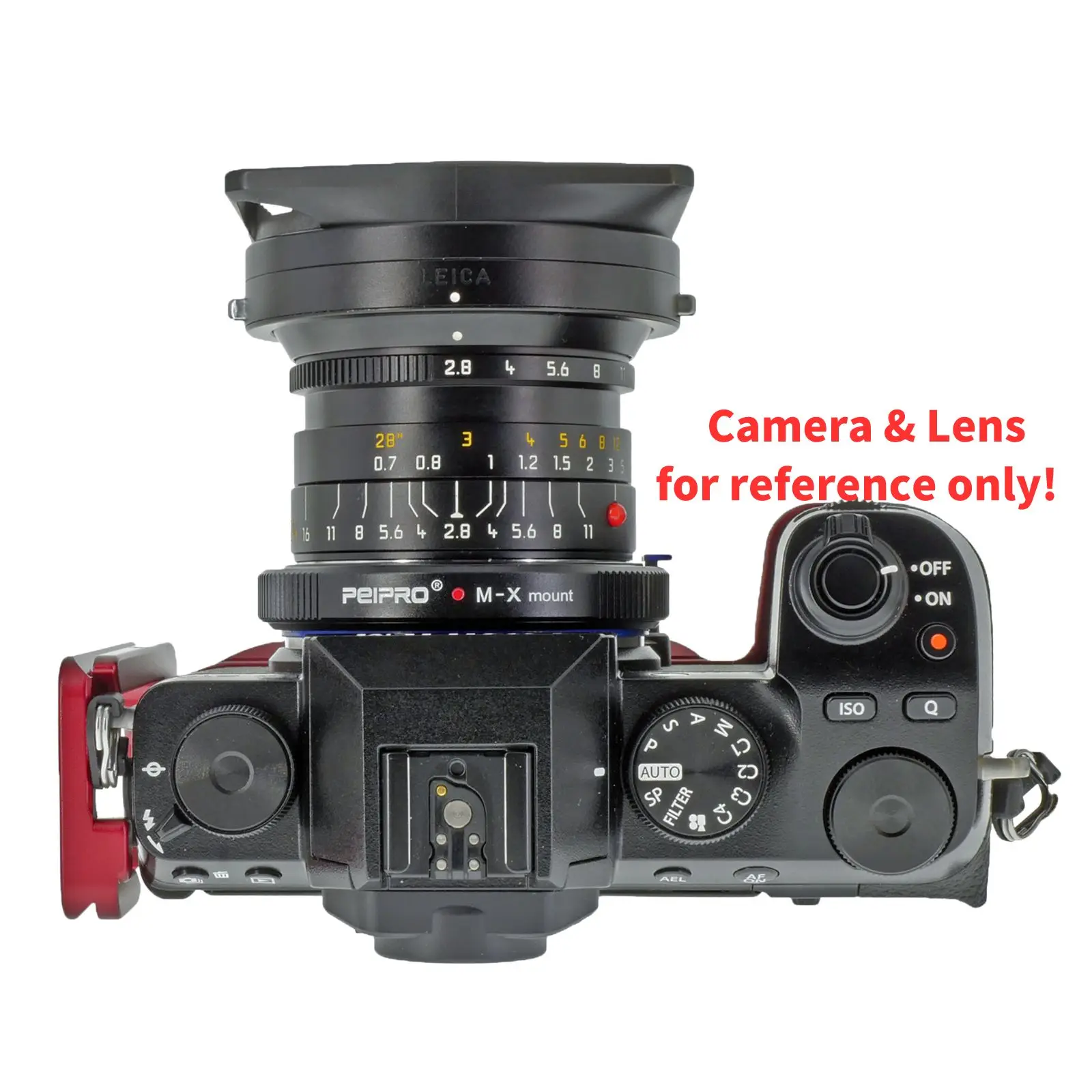 Переходник для объектива PEIPRO LM-FX LEICA M на камер Fujifilm X Mount XT4 XT3 XT30 XH1 FX