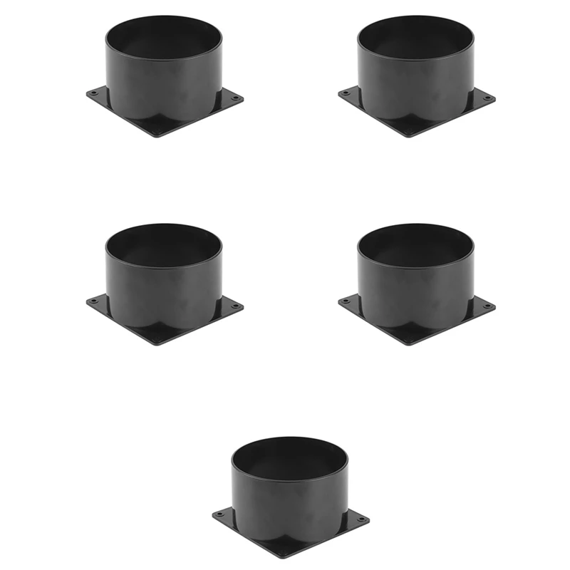 

5Pcs Fan Shroud Duct Cooling Ducting Vent Shroud Ventilation 120Mm For Bitcoin Antminer 4 Inch Fan S1 S3 S5 S7 S9 L3+