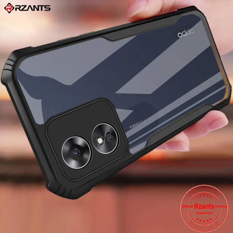 

Rzants For OPPO A17 4G A58 A78 5G Case Hard [Blade] Shockproof Slim Crystal Clear Cover funda Casing