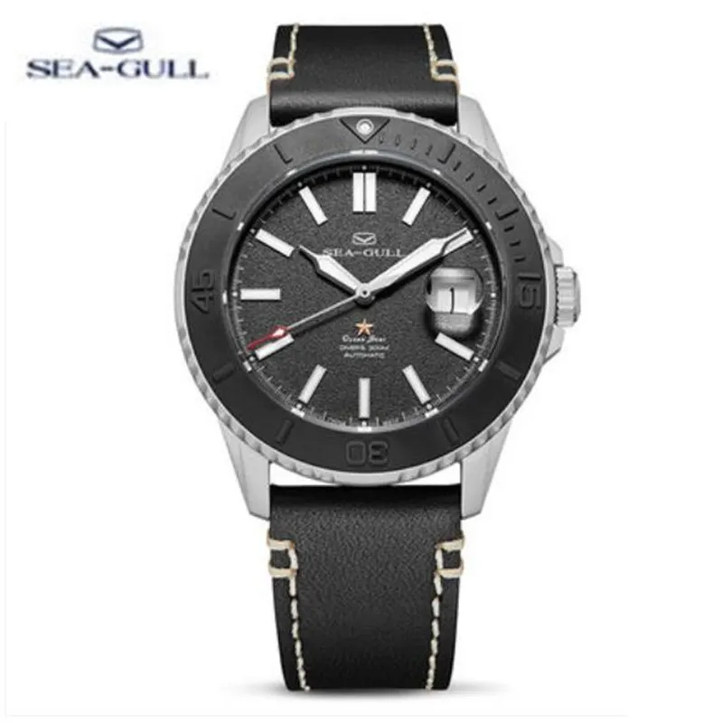 Seagull Deep Diving Waterproof 300M Automatic Watch for Men Luxury Military Mechanical Men's Watches Sapphire Luminous Ceramic
