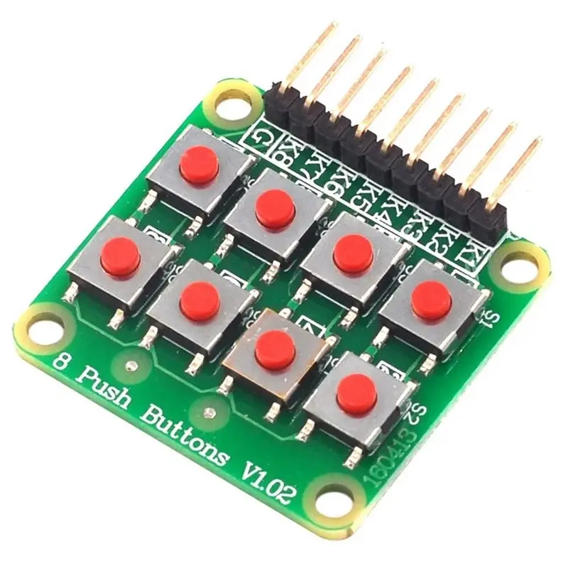 Фото 2 шт. матричные клавиатуры 2x4 и 4x2 с 8 кнопками для Arduino, AVR, PIC, модули 2x4 и AVR PIC №3