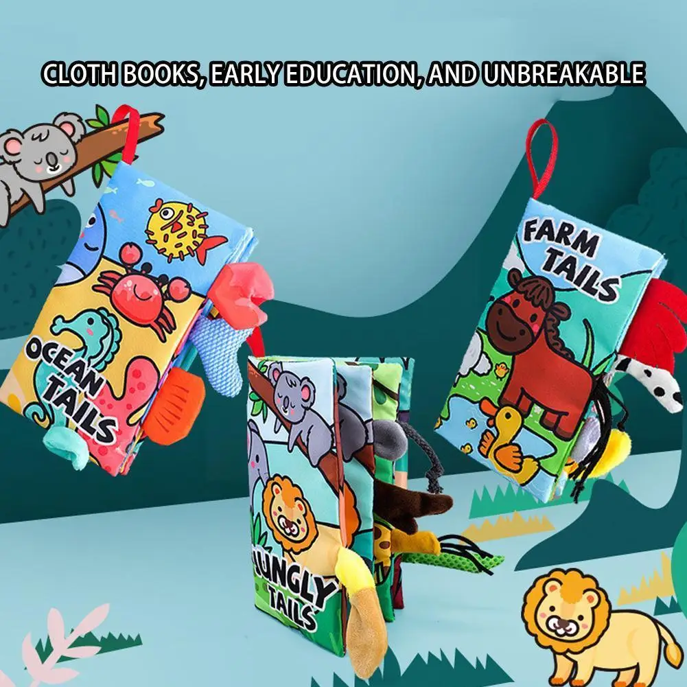 

Детская Развивающая игрушка «хвост животного» N8G4